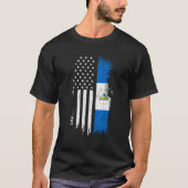 Nicaraguaanse Amerikaanse Vlaggentrots Nicaragua T-shirt (Voorkant)