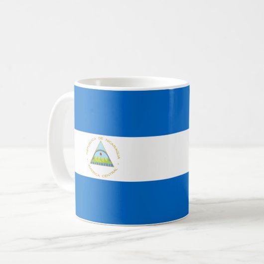 Nicaraguaanse Pride Ceramic Coffee Mok (Voorkant links)