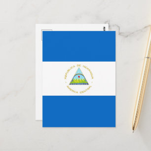 Nicaraguaanse vlag briefkaart