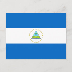 Nicaraguaanse vlag briefkaart