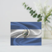 Nicaraguaanse vlag briefkaart (Staand voorkant)