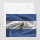 Nicaraguaanse vlag briefkaart (Voorkant / Achterkant)