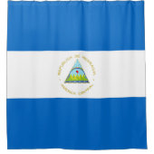Nicaraguaanse vlag douchegordijn (Voorkant)
