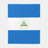 Nicaraguaanse vlag fleece deken (Voorkant)