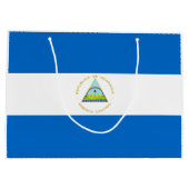 Nicaraguaanse vlag groot cadeauzakje (Achterkant)