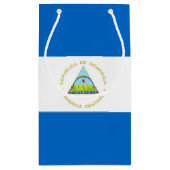 Nicaraguaanse vlag klein cadeauzakje (Achterkant)
