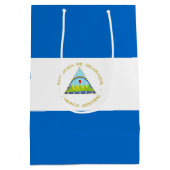 Nicaraguaanse vlag medium cadeauzakje (Achterkant)