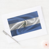 Nicaraguaanse vlag rechthoekige sticker (Envelop)