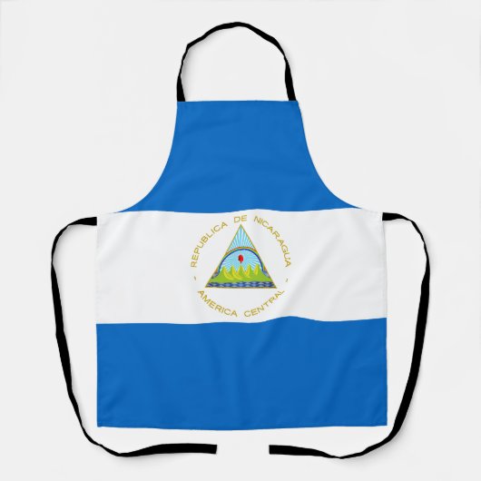 Nicaraguaanse vlag schort (Voorkant)