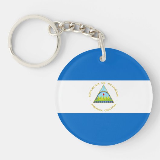 Nicaraguaanse vlag sleutelhanger (Voorkant)