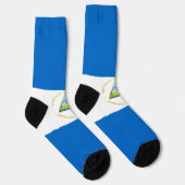 Nicaraguaanse vlag sokken (Rechts)