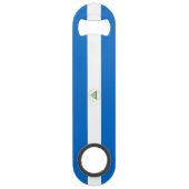 Nicaraguaanse vlag speed flessenopener (Achterkant)