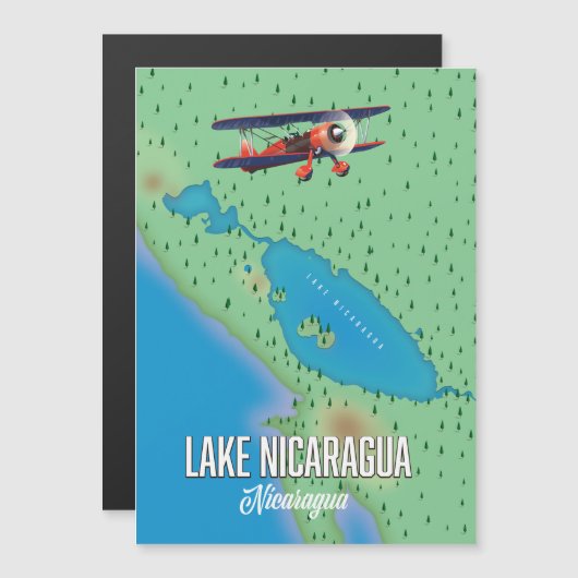 Nicaraguameer, Nicaragua kaart (Voorkant / Achterkant)