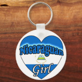 Nicaraguan Girl Sleutelhanger (Voorkant)