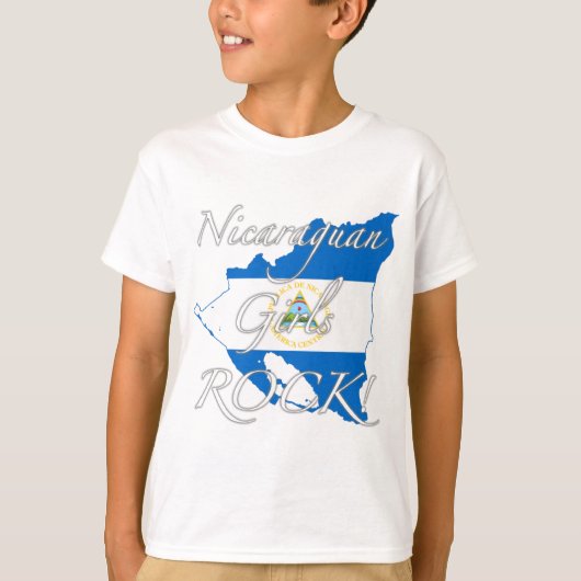 Nicaraguan Girls Rock! T-shirt (Voorkant)
