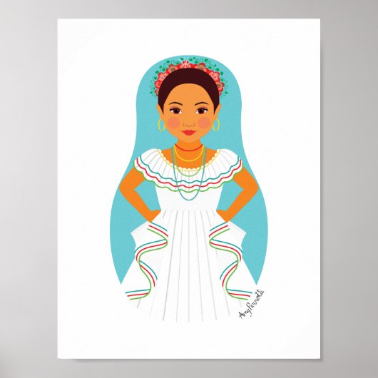 Nicaraguan Matryoshka Poster (Voorkant)