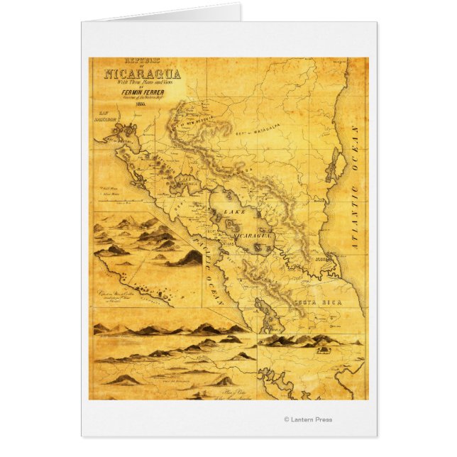 NicaraguaPanoramic MapNicaragua (Voorkant)