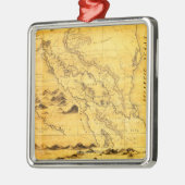 NicaraguaPanoramic MapNicaragua Metalen Ornament (Links)