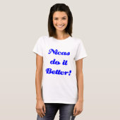 Nicas doet het beter! t-shirt (Voorkant volledig)