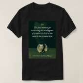 Niccol Machiavelli De eerste methode voor het scha T-shirt (Design voorkant)