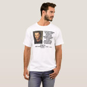 Niccolo Machiavelli nieuwe orde van zaken citeert  T-shirt (Voorkant volledig)