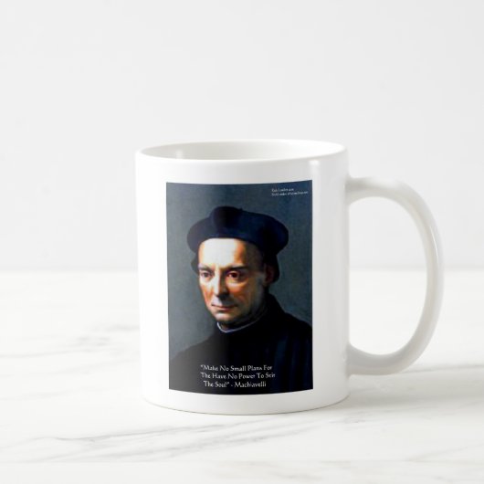 Niccolo Machiavelli "Power" Wisdom Quote Gifts Koffiemok (Rechts)