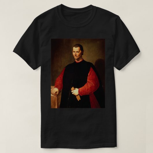 Niccolo Machiavelli T-shirt (Design voorkant)