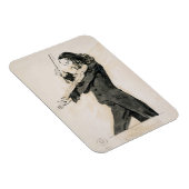 Niccolo Paganini (1782-1840) Het Spelen van het Vi Magneet (Rechterzijde)