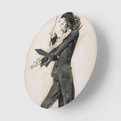 Niccolo Paganini (1782-1840) Het Spelen van het Vi Ronde Klok (Hoek)