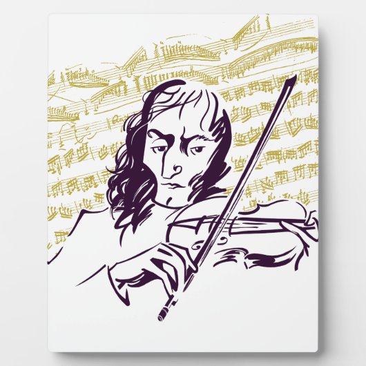 Niccolo_Paganini Fotoplaat (Voorkant)