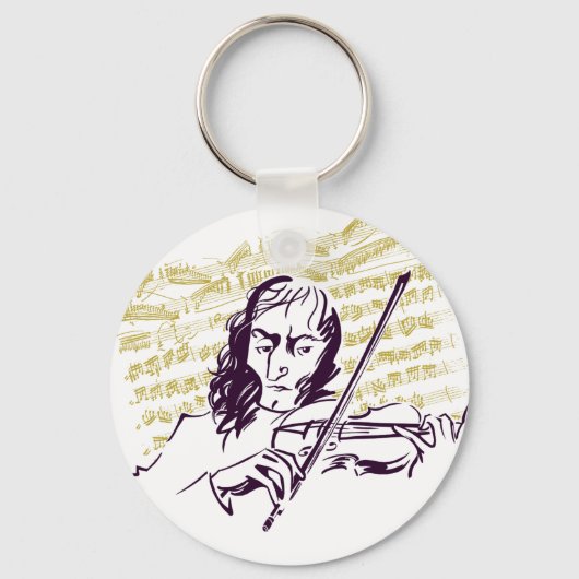 Niccolo_Paganini Sleutelhanger (Voorkant)