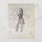 Niccolo Paganini, violist Briefkaart (Voorkant)