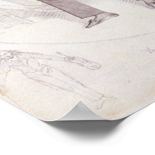 Niccolo Paganini, violist Poster (Hoek)