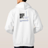 NICE AFT Hoodie door iSpeakSailing (Achterkant)