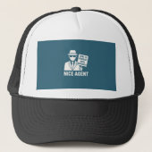 Nice Agent – Kindness Agent Cap Trucker Pet (Voorkant)