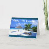 NICE ALS DAG BIJ DE "20e BIRTHDAY" Kaart (Voorkant)