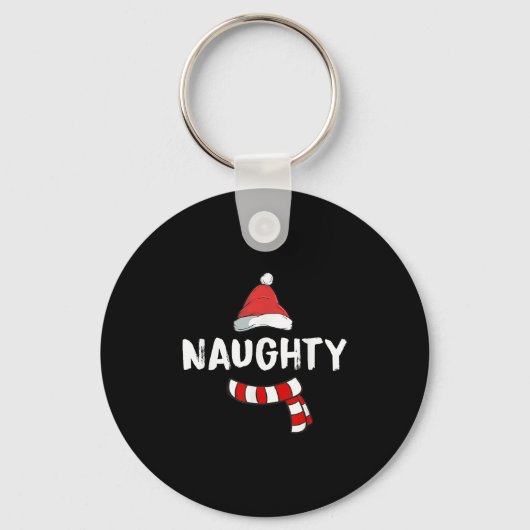 Nice And Naughty Shirt Matching Christmas Pajamas Sleutelhanger (Voorkant)