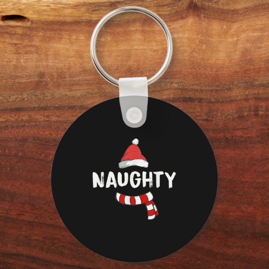 Nice And Naughty Shirt Matching Christmas Pajamas Sleutelhanger (Voorkant)