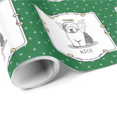 Nice Angel Old English Sheepdog (grijs 1) - Cute Cadeaupapier (Rol Hoek)