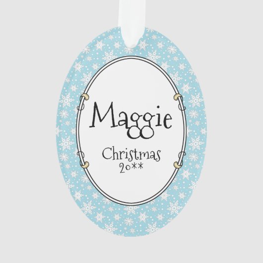 Nice Angel Old English Sheepdog (grijs 1) - Cute Ornament (achterkant)