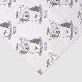 Nice Angel Old English Sheepdog (grijs 1) - Cute Tissuepapier (Detail)