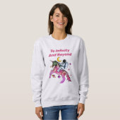 Nice Astronaut Ride Space Unicorn Horse Trui (Voorkant volledig)