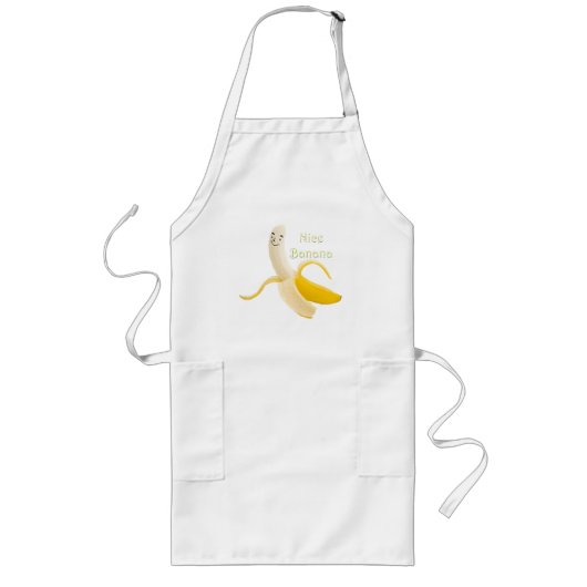Nice Banana Apron Lang Schort (Voorkant)