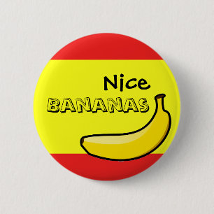 Nice Bananas Ronde Button 5,7 Cm