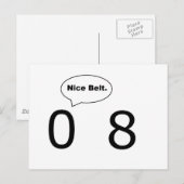 Nice Belt Briefkaart (Voorkant / Achterkant)