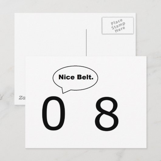 Nice Belt Briefkaart (Voorkant / Achterkant)