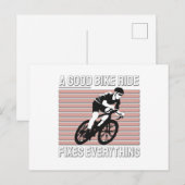 Nice Bike Rider Design - Een goede Bike Ride Fixen Briefkaart (Voorkant / Achterkant)