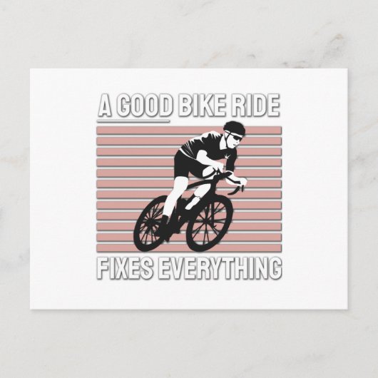 Nice Bike Rider Design - Een goede Bike Ride Fixen Briefkaart (Voorkant)
