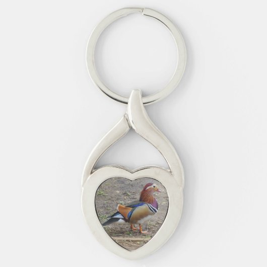 Nice Bird Heart Keychain (Voorkant)