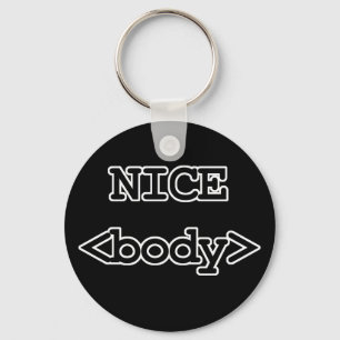 nice body html code sleutelhanger